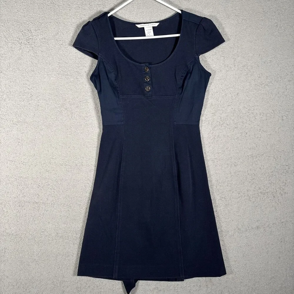 dvf mini dress Diane Von Furstenberg DVF Women's Silk Black